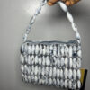 Marble Grace Beaded Bag