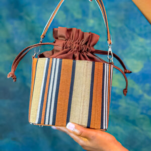 luxe drawstring bag