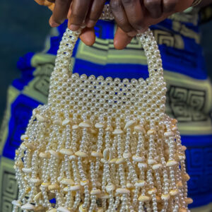 Fringe Cowry Beaded Bag