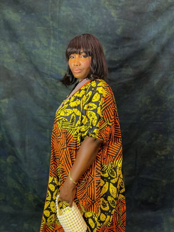 Ankara Bubu Mixed with Aso Oke - Image 3